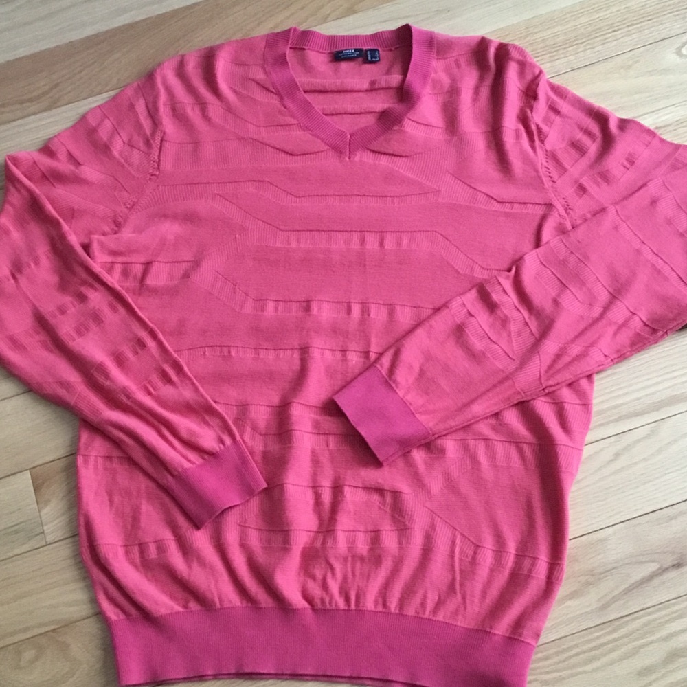 Mexx V-Neck Sweater in Muted Salmon Colour, 100% Cotton